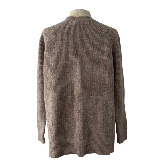LUSH Taupe Long Sleeve Henley Knit Sweater Pullover Size S Soft Casual Fall Top - Picture 6 of 7